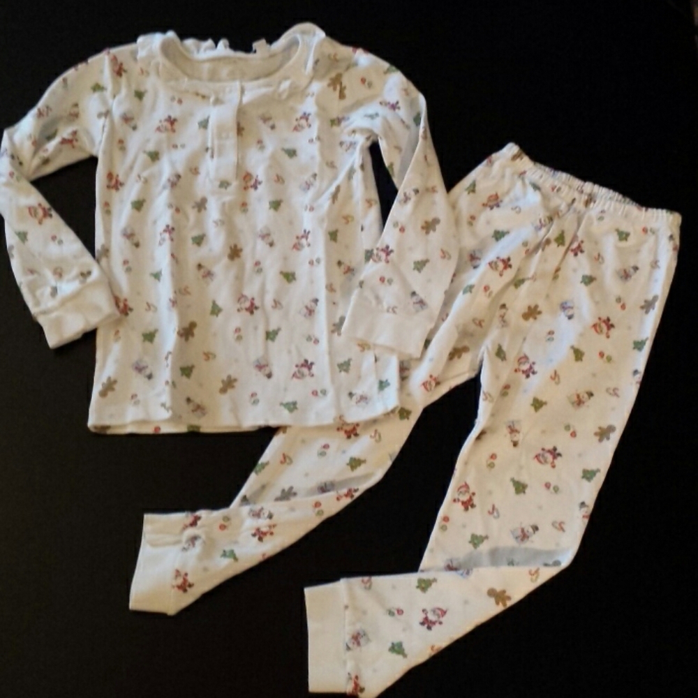 Hug Me First Christmas Girls Pajama Set Size 6